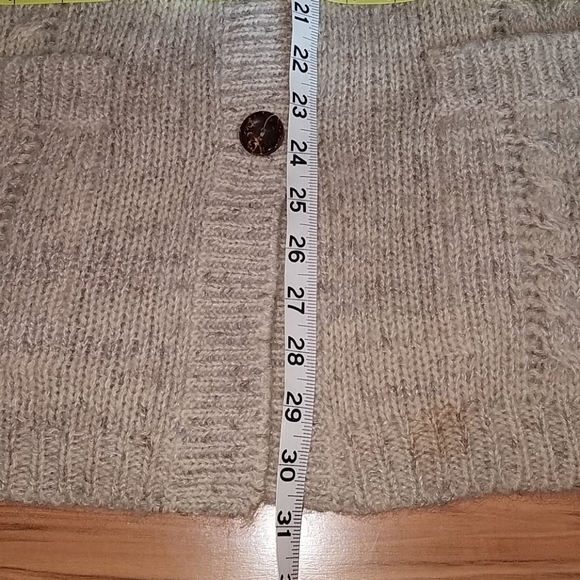 Vintage 80s Le Roy Long  Eclectic Grandpa Nordic   Preppy Sweater Mohair Blend M - Picture 9 of 11